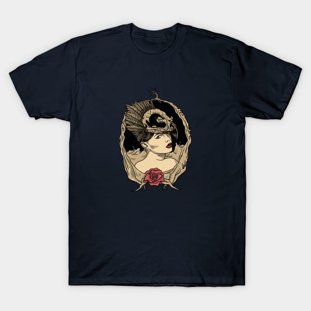 The Queen of Darkness T-Shirt by Abostore